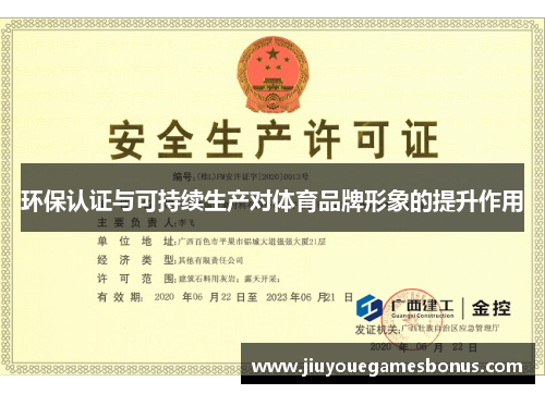 环保认证与可持续生产对体育品牌形象的提升作用